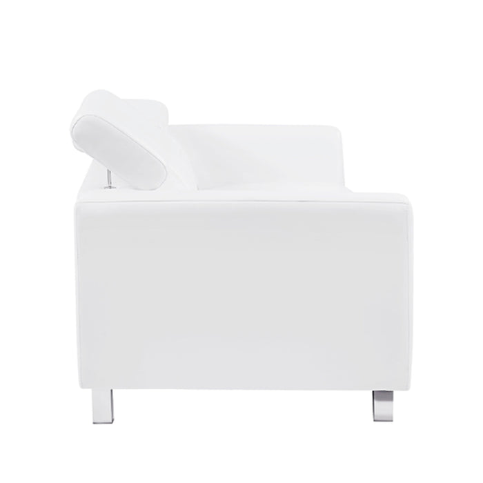 Global Furniture Pluto White Sofa