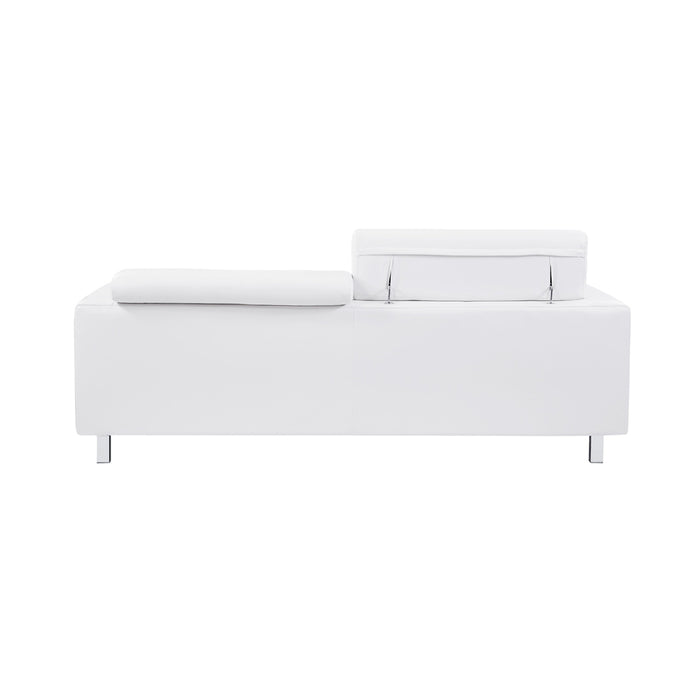 Global Furniture Pluto White Sofa