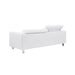 Global Furniture Pluto White Sofa