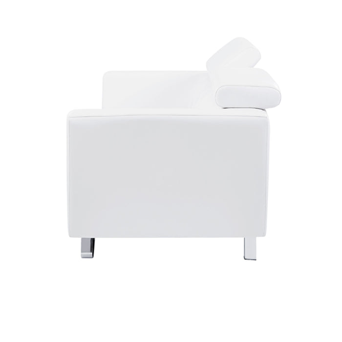 Global Furniture Pluto White Sofa
