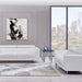 Global Furniture Pluto White Sofa