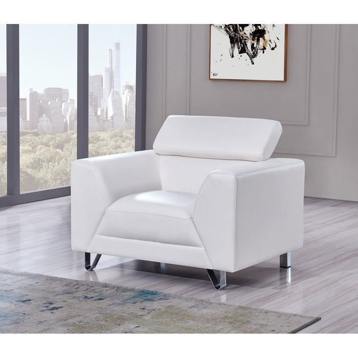 Global Furniture Pluto White Chair