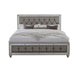 Global Furniture Riley Queen Bed Silver