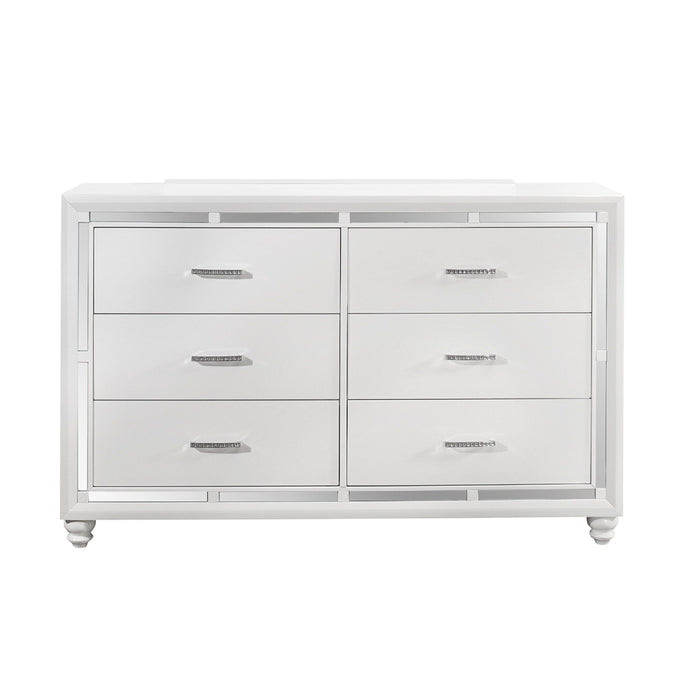 Global Furniture Mackenzie White Dresser