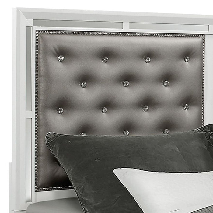 Global Furniture Mackenzie White Queen Bed