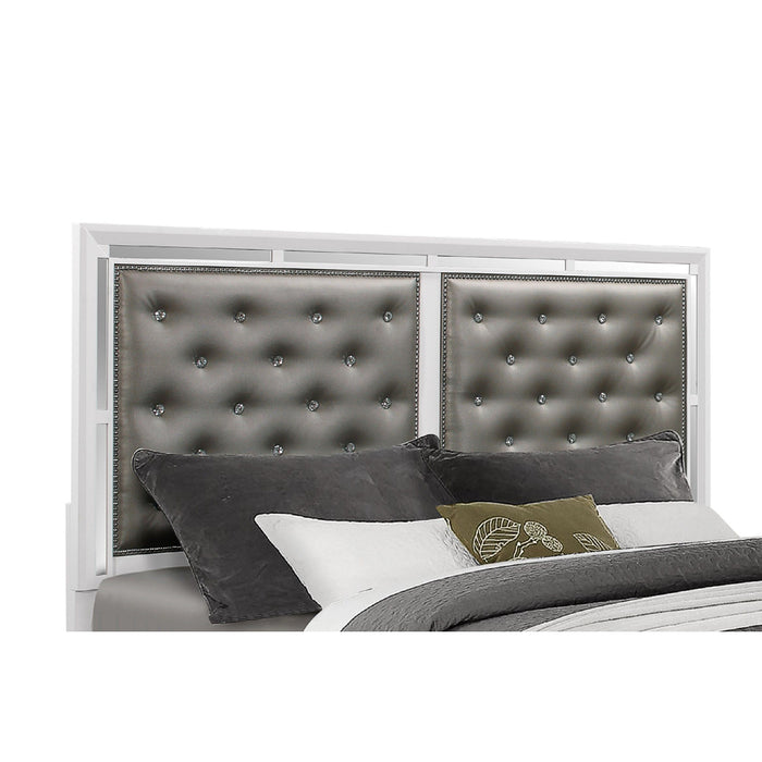Global Furniture Mackenzie White King Bed