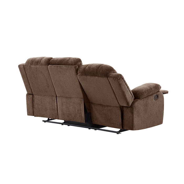 Global Furniture Subaru Reclining Sofa with Drop Down Table