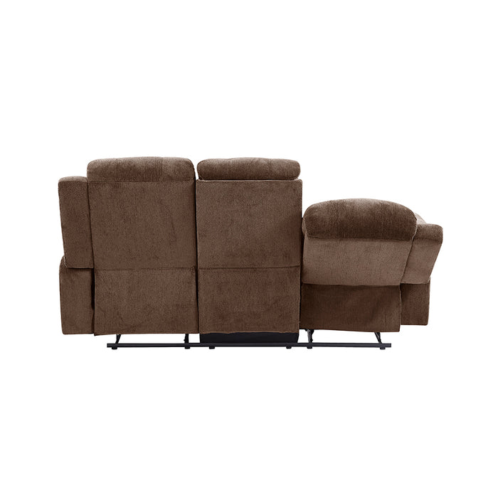 Global Furniture Subaru Reclining Sofa with Drop Down Table