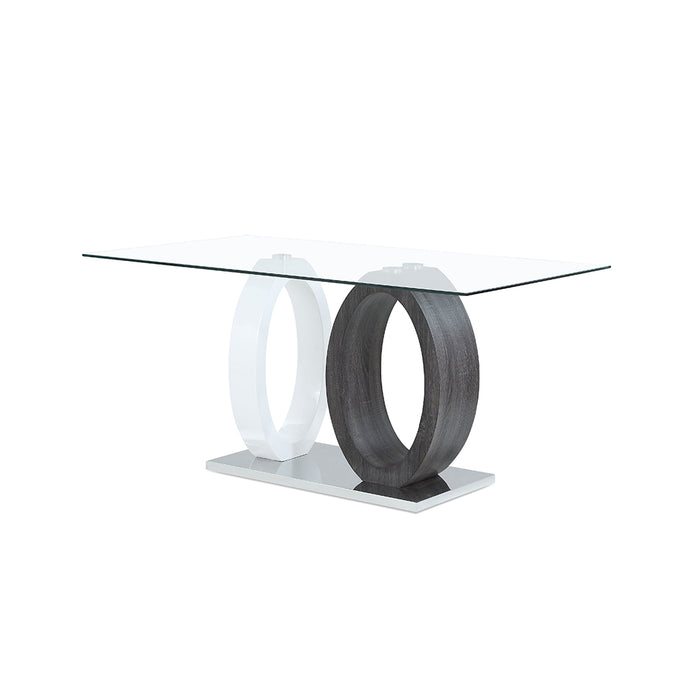 Global Furniture White/Grey Dining Table