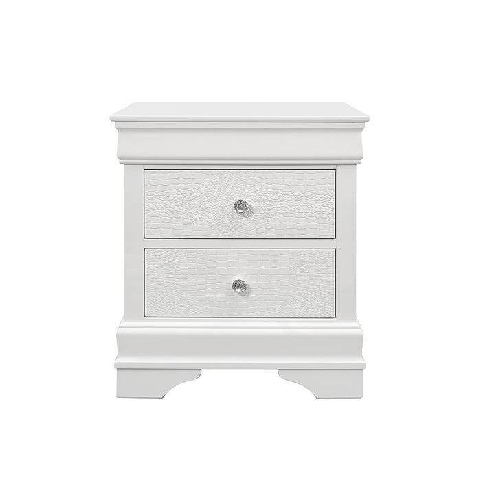 Global Furniture Pompei Metallic Nightstand 