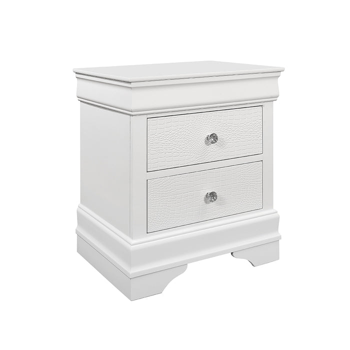 Global Furniture Pompei Metallic Nightstand 