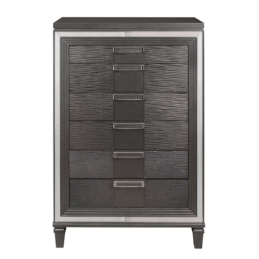 Global Furniture Pisa Metallic Grey Chest