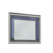Global Furniture Pisa Metallic Grey Mirror with Led