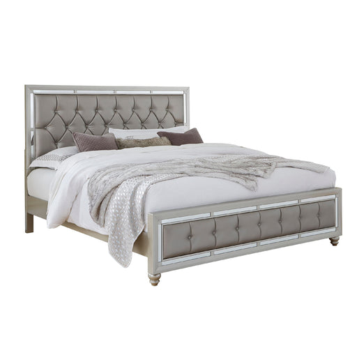 Global Furniture Riley Full Bed Silver