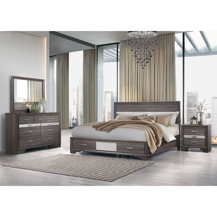 Global Furniture Seville Grey King Bed