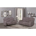 Global Furniture Power Reclining Sofa Dark & Light Grey