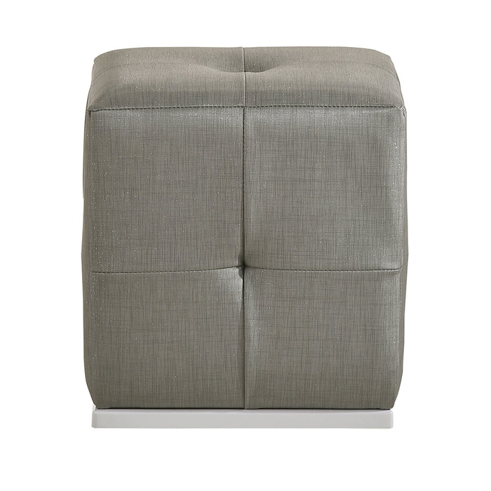 Global Furniture Aspen Grey Vanity Stool