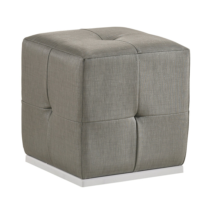 Global Furniture Aspen Grey Vanity Stool