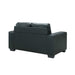 Global Furniture Loveseat Black Pvc