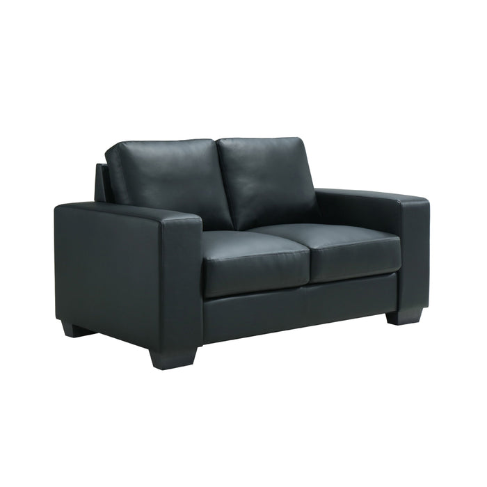 Global Furniture Loveseat Black Pvc