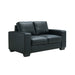 Global Furniture Loveseat Black Pvc