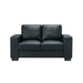Global Furniture Loveseat Black Pvc