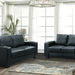 Global Furniture Loveseat Black Pvc