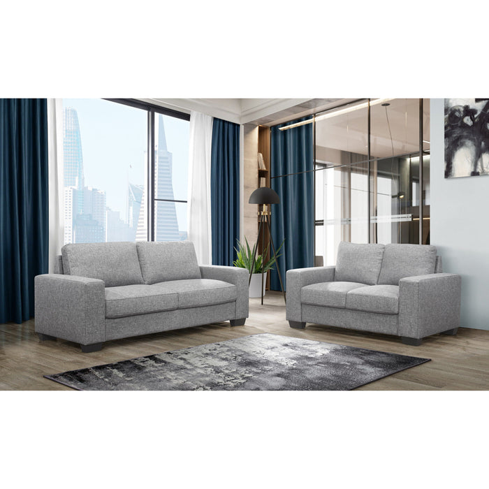 Global Furniture Loveseat Dark Grey Fabric