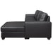 Global Furniture Dark Grey Sectional Chaise