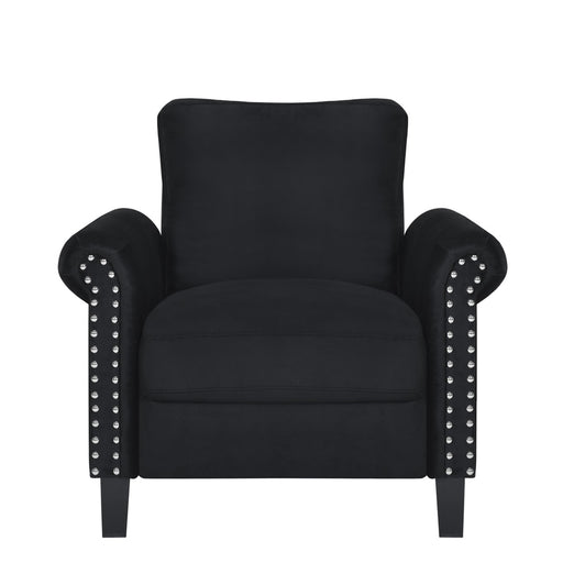 Global Furniture Black Velvet Chair