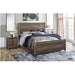 Global Furniture Harlow Rustic Brown Queen Bed