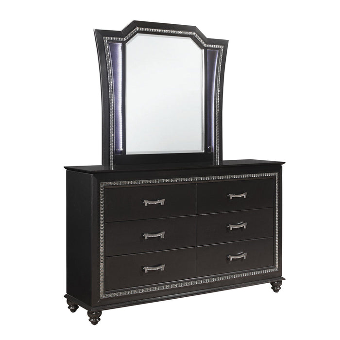 Global Furniture Metallica Silver Mirror