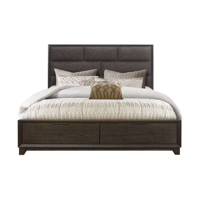 Global Furniture Willow Grey Oak King Bed