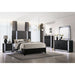 Global Furniture Aspen Black Mirror with LED