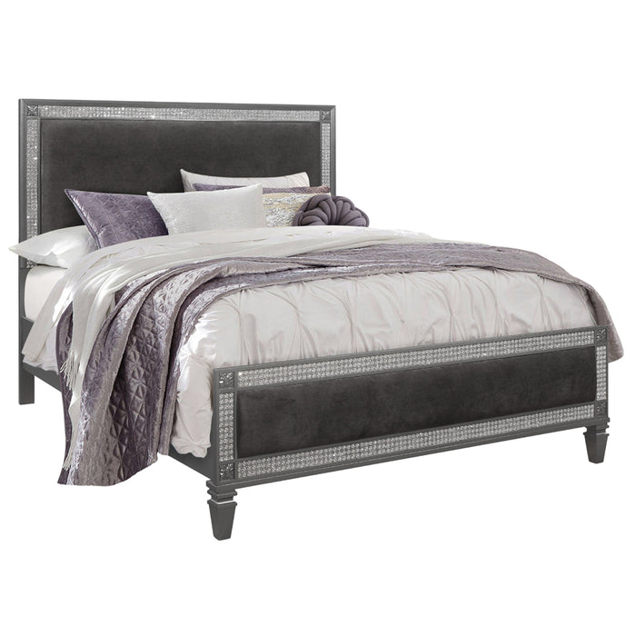 Global Furniture Stella Grey Queen Bed