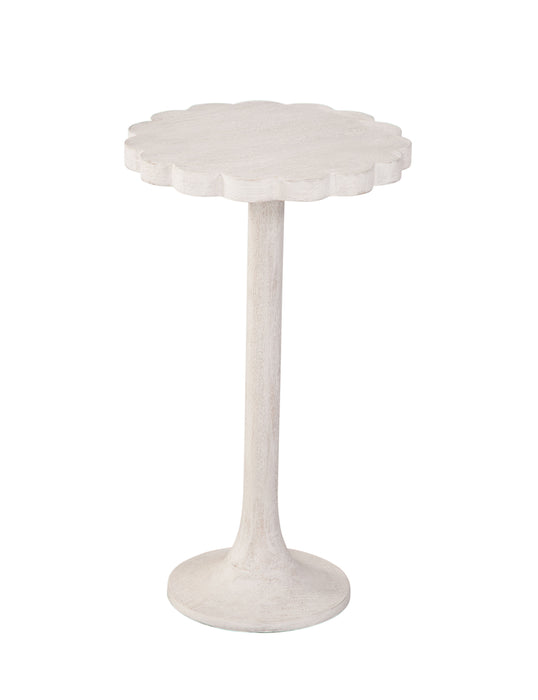 Keiran - Accent Table - Sandblasted White Wash