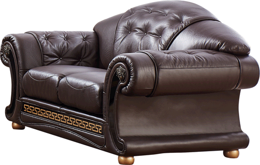 ESF Extravaganza Collection Apolo Loveseat Brown i20856