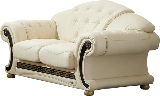 ESF Extravaganza Collection Apolo IVORY Loveseat i20862