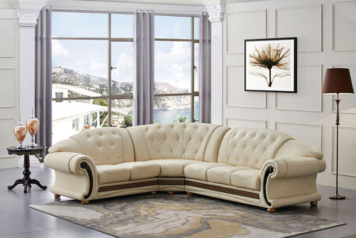 ESF Extravaganza Collection Apolo Sectional Left Facing Ivory i20884