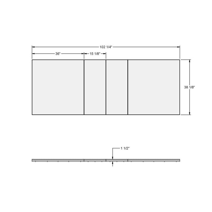 Amisco Lexington Extendable Table Base 50535