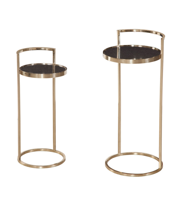 Carrillo - Accent Table (Set of 2) - Champagne Gold