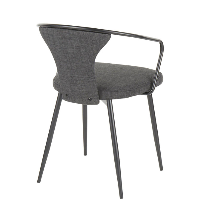 Waco - Upholstered Chair - Dark Gray