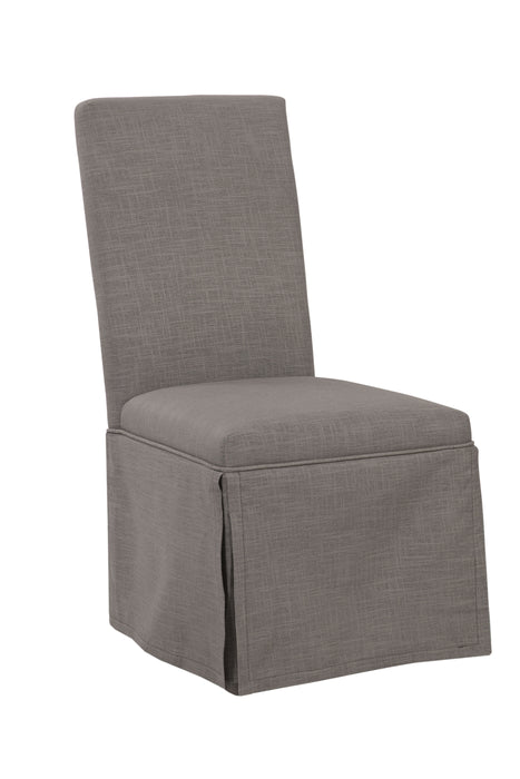 Skirted Parsons - Slip Cover Parsons Chair - Wood