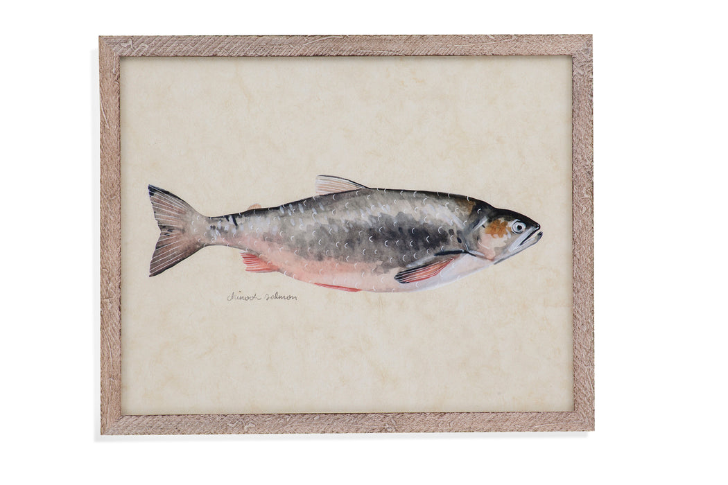 Catch Of The Day II - Framed Print - Gray