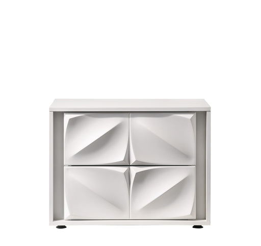 Chintaly AMSTERDAM Contemporary 2-Drawer Nightstand