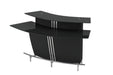 Chintaly BROADWAY Black Glass Table Top Bar Top