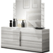 ESF Status Italy Carrara Grey Dresser/Chest/Mirror SET p12063