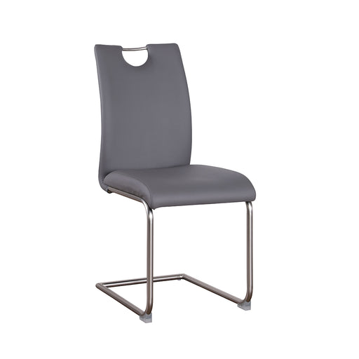 Chintaly CARINA-SC Handle Back Cantilever Side Chair - 4 per box - Gray