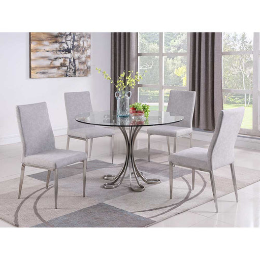 Chintaly DESIREE-SC Contemporary Contour-Back Chair - 2 per box