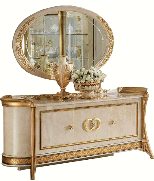 ESF Arredoclassic Italy Melodia 3 Door Buffet with Mirror SET p11653